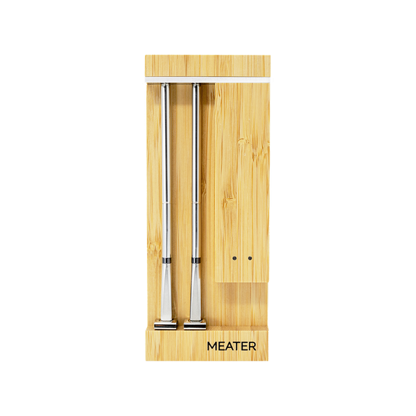 Thermomètre à Viande Intelligent Meater PRO DUO - Double Sondes Bluetooth - Support Bambou